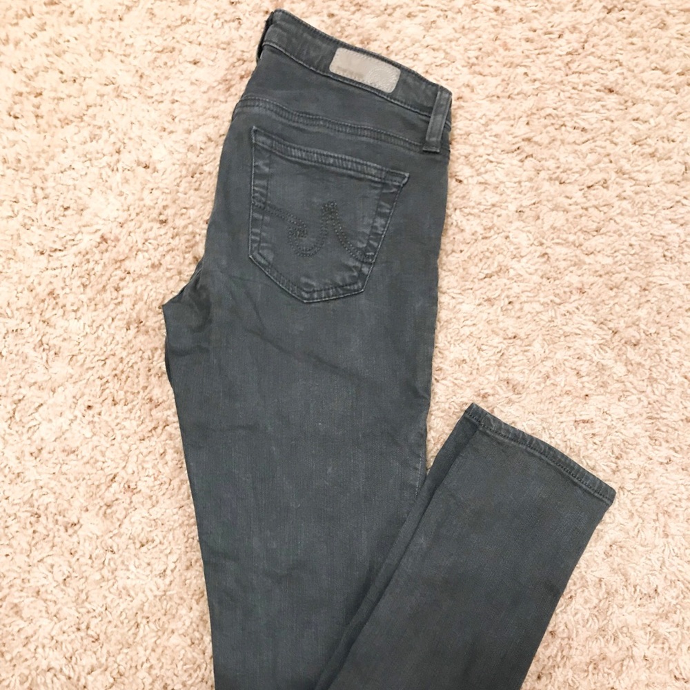 AG Grey Skinny Jeans